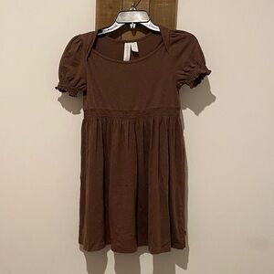 Matilda Jane Chocolate Brown Puff Sleeve Dress